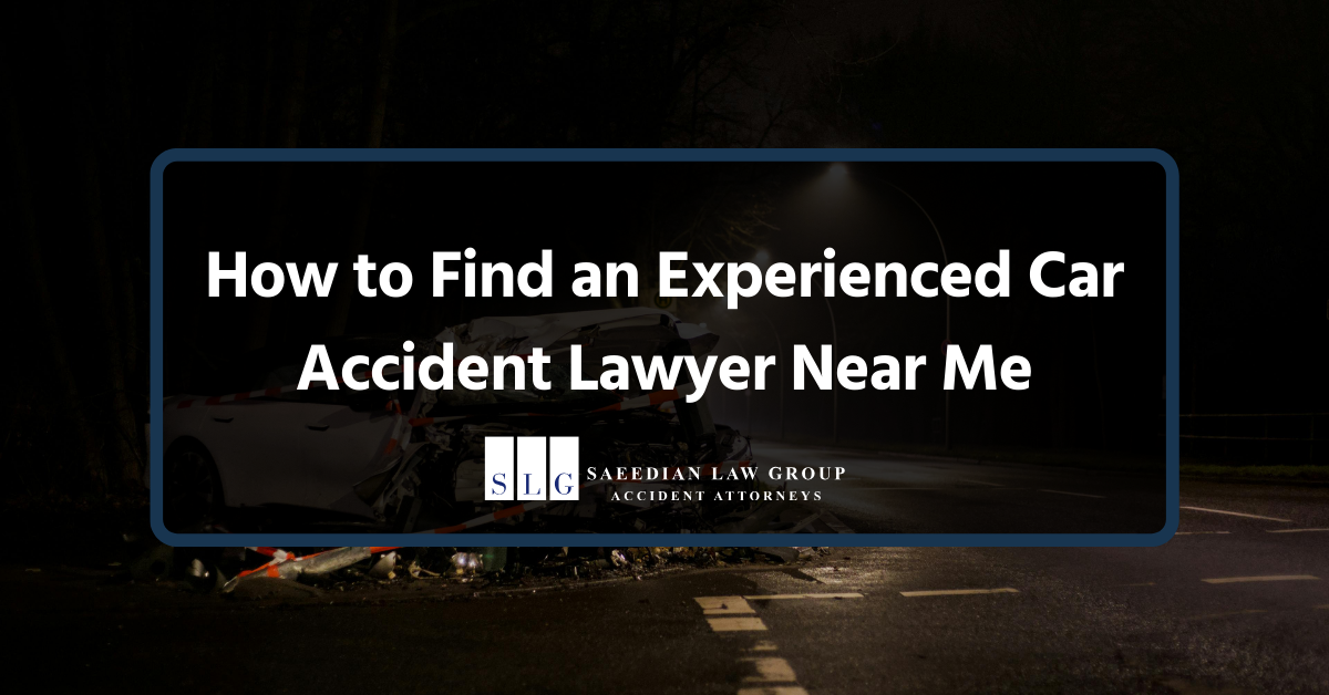 Car accident lawyer helping injured client after a car crash in California